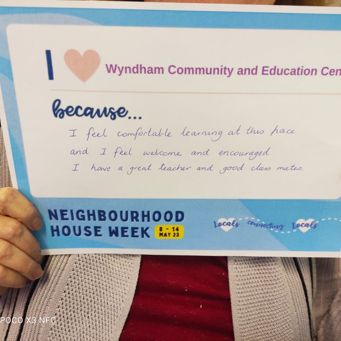 Neighbourhood House Week Wyndham CEC